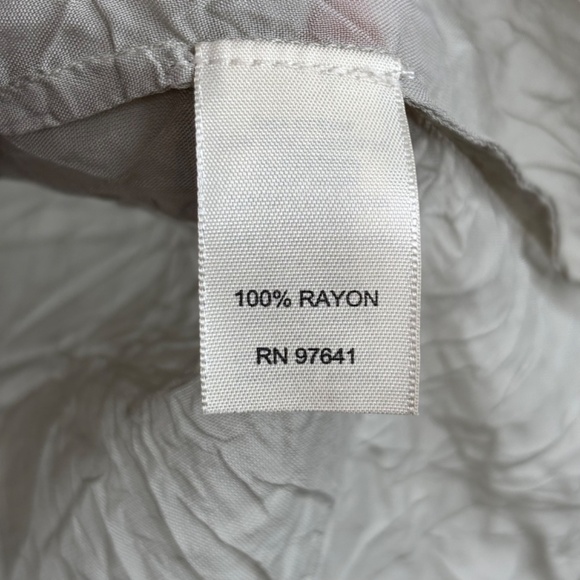 J Jill Blouse XL Short Sleeve Button Velvet Trim Sage Green Fairy Boho Lagenlook - Picture 7 of 9